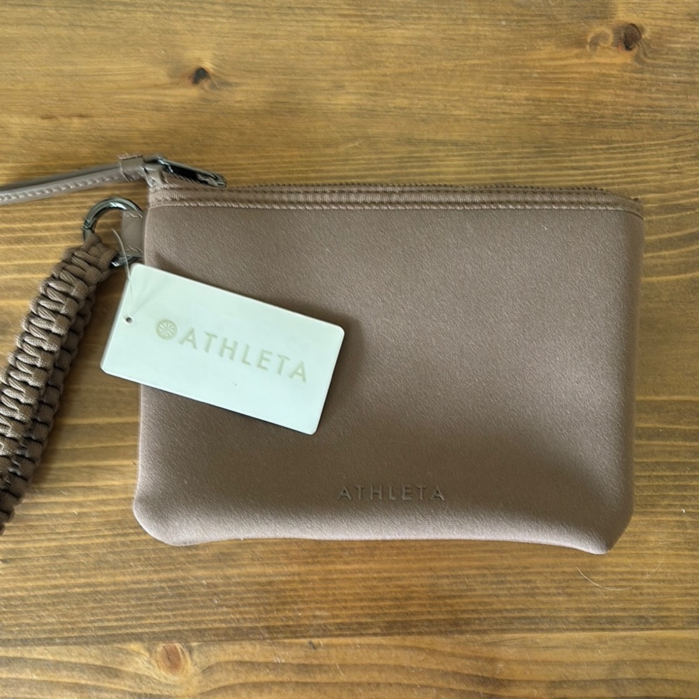 Athleta Brown Wristlet